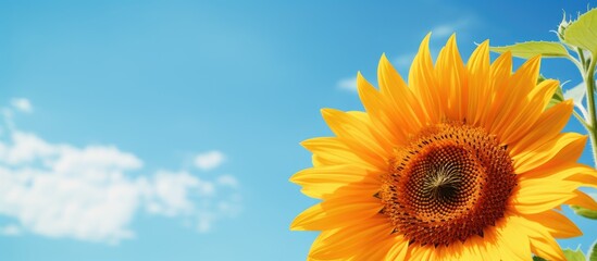 Sticker - Sunflower amidst vast field