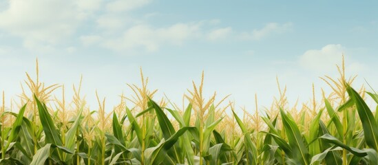 Aufkleber - Field of Corn under Blue Skies