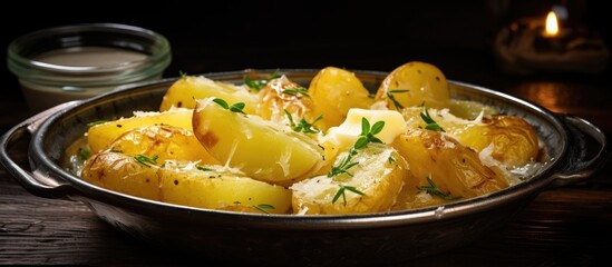 Poster - Potatoes with Parmesan and herbs