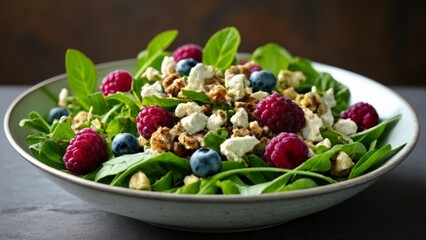 Poster -  Fresh and vibrant summer salad