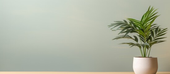 Aufkleber - Plant in white pot on table