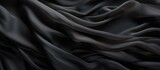 Fototapeta Przestrzenne - Long pattern on black fabric