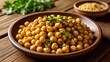  Deliciously golden chickpeas ready to be savored