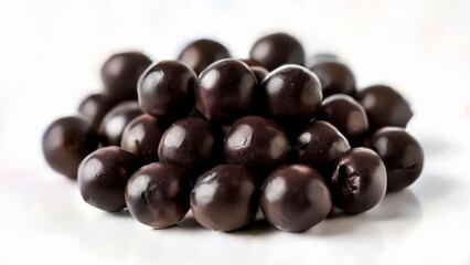  Delicious dark chocolate truffles ready to indulge