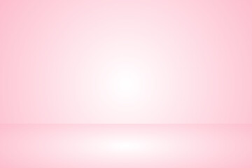 Wall Mural - abstract pink background, empty soft smooth blur 3d room background, studio background in light grad