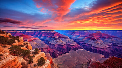 Poster - canyon sunset.