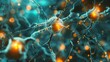A cell in the neuronal network has connections via synapses