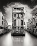 Fototapeta Miasto - panoramic view at the old town of venice, italy