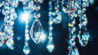 Sparkling Crystal Chandelier Pendants with Radiant Light Reflections