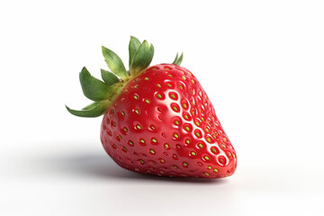 Wall Mural - Strawberry on background. Juicy red berry, fresh and sweet.