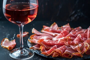 Sticker - Acorn fed Iberian ham paired with wine