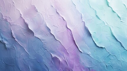 Aufkleber - A painting of a blue and purple wave with a white line. The painting has a dreamy, ethereal quality to it