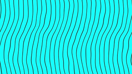 Wall Mural - abstract beautiful 4k background video. wavy black lines on blue background.
