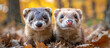 Ferret and Kit: Ferrets are playful and curious carnivorous mammals kept as pets for their sociable behavior. Kits are the offspring of ferrets