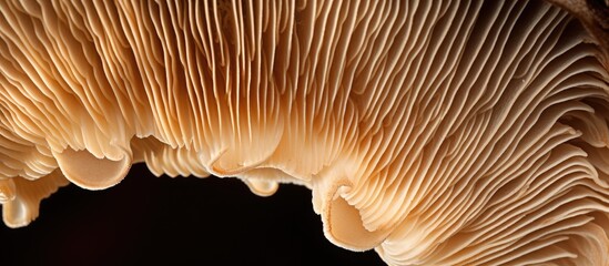 Aufkleber - Close-up of fungus against dark backdrop