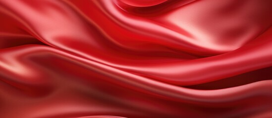 Aufkleber - Smooth red silk surface