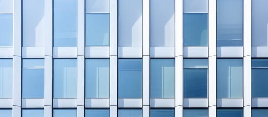 Poster - Many windows close up on building
