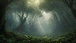 Mist-Rising-From-The-Depths-Of-A-Dense-Forest-Cre-
