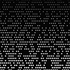Poster - Geometric repeating diagonal square pattern background - abstract black and white vector illustration from squares