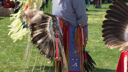 Wall Mural - Malibu, California. April 6, 2024. Chumash Day Pow Wow and Inter-tribal Gathering. The Malibu Bluffs Park is celebrating 24 years of hosting the Annual Chumash Day Powwow.