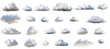© SushiGirl - Realistic photo of clouds isolated on transparent alpha background. Perfect for graphic design projects requiring authentic cloud imagery.