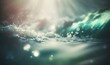 Ethereal Dreamy Water Background with Soft Texture Generative AI