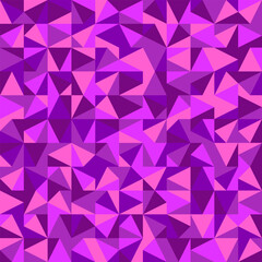 Poster - Geometrical mosaic pattern background design - abstract colorful vector graphic