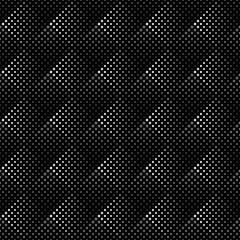 Poster - abstract square pattern background design - geometrical monochrome vector illustration