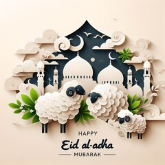 Poster - Eid al-Adha banner on social media 