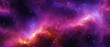 Cosmic Nebula purple abstract background