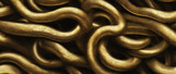 Fototapeta Zwierzęta - Golden snake knots background