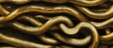 Fototapeta Zwierzęta - Golden snakes background