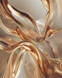 organically shaped glass texture in slightly golden tones