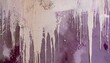 © Micaela - Messy paint strokes and smudges on an old painted wall. Purple, beige, white color drips, flows, streaks of paint and paint sprays
