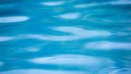 Wall Mural - blue water wave surface background