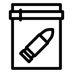 Sticker - bullet icon 