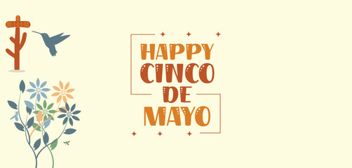 Wall Mural - Vibrant Cinco De Mayo Illustration to Brighten Your Day