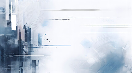 Digital technology modern industrial style blue geometric curve abstract poster web page PPT background