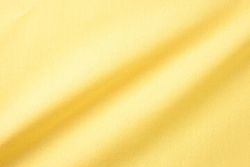 Wall Mural - yellow cotton texture color of fabric textile industry, abstract image for fashion cloth design background