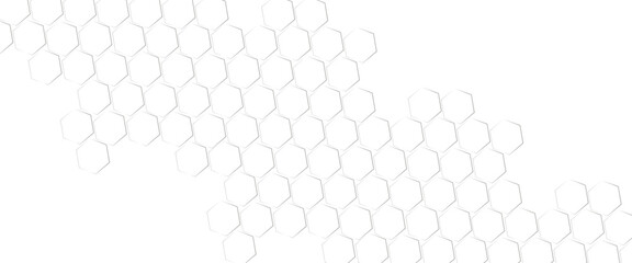 Poster - Vector modern stylish hexagonal abstract geometric pattern Transparent background.