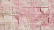 A variety of newspapers are neatly arranged and displayed on a wall with a vintage texture background. Wallpaper. Pink color.