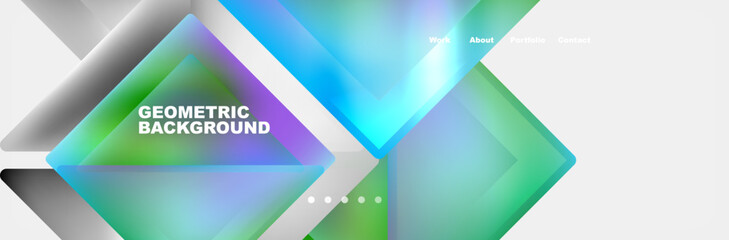 Triangle minimal web site page background design. Vector Illustration For Wallpaper, Banner, Background, Card, Book Illustration, landing page