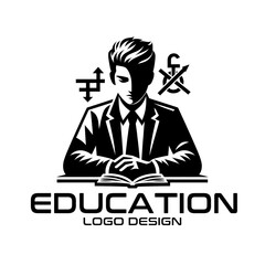 Wall Mural - Education Vector Logo Design