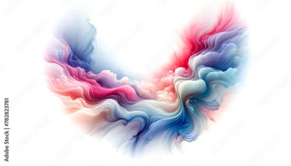 abstract background waveforms in a dynamic blend of pastel pink and ...