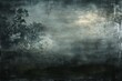 Grunge background with tree and foggy sky in the morning