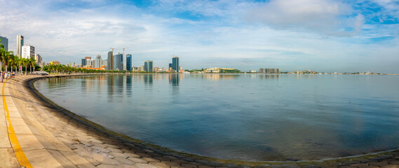 Canvas Print - The stunning bay of Luanda, Angola, Central Africa