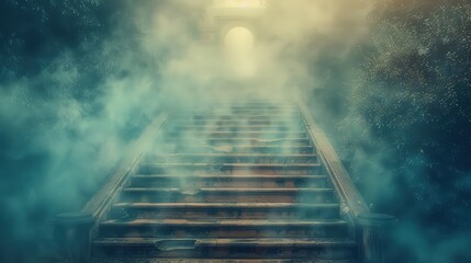 Wall Mural - stairway to heaven.