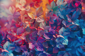 Poster - Floral background. Created with Generative AI technology.