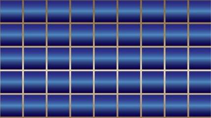 Canvas Print - pattern with blue squares