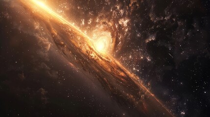 universe filled with stars, nebula and galaxy. colorful space background with stars. beauty of deep 